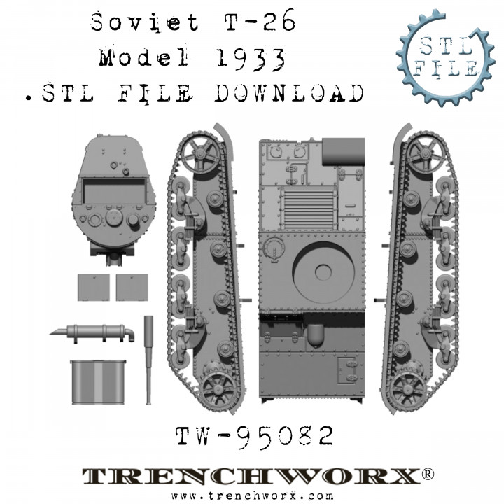 Soviet T-26 Model 1933 image