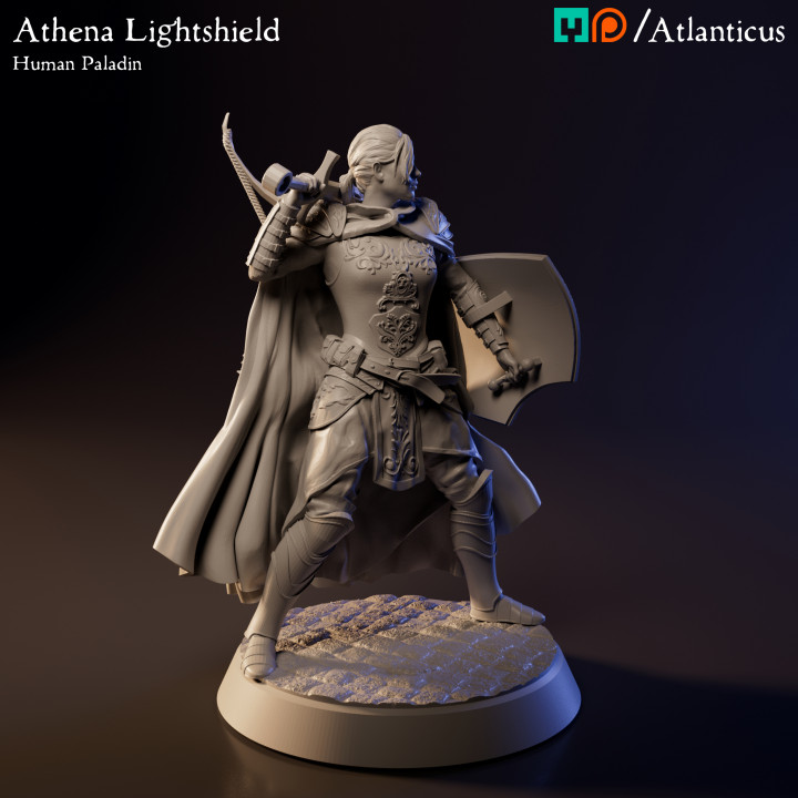 Human Paladin - Athena Lightshield - Sword 1H image