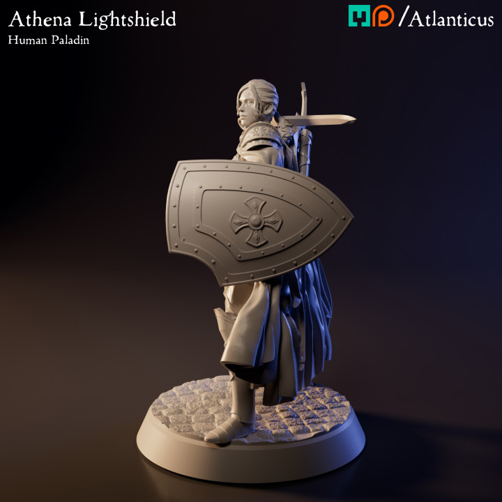 Human Paladin - Athena Lightshield - Sword 1H image