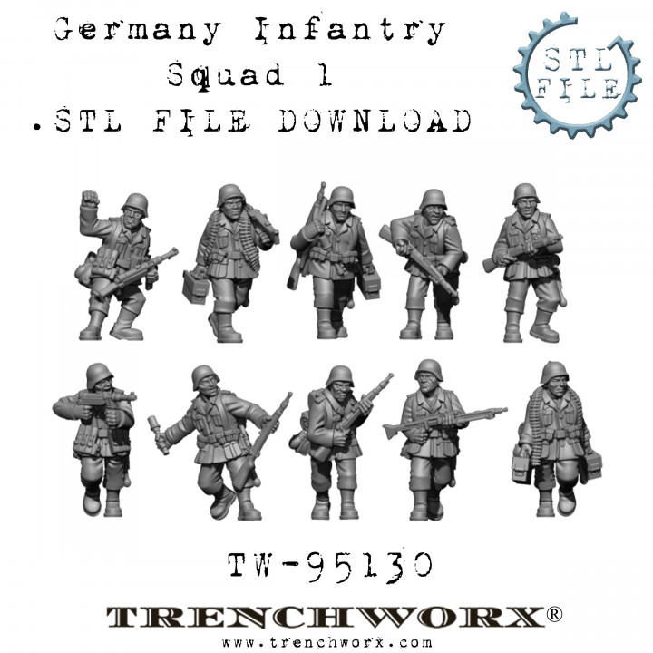 WW2 German Infantry Squad #1