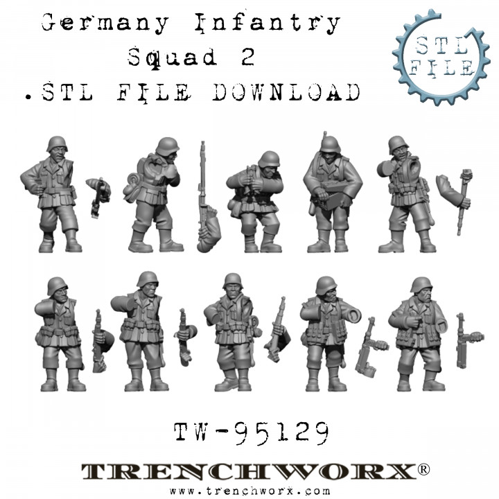 WW2 German Infantry Squad #2 image