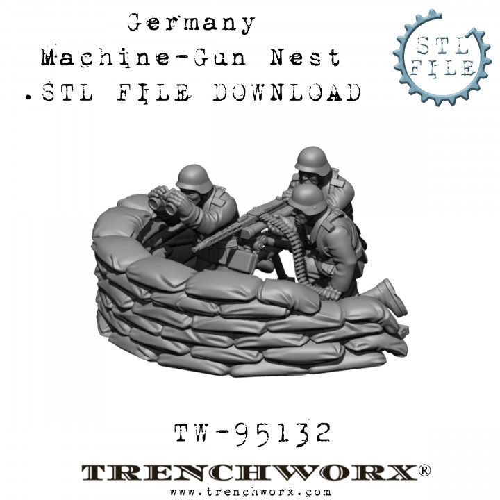German MG-42 Machine Gun Nest image