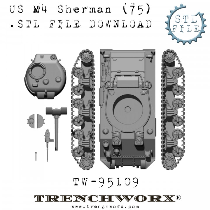 US M4 (75) Sherman image