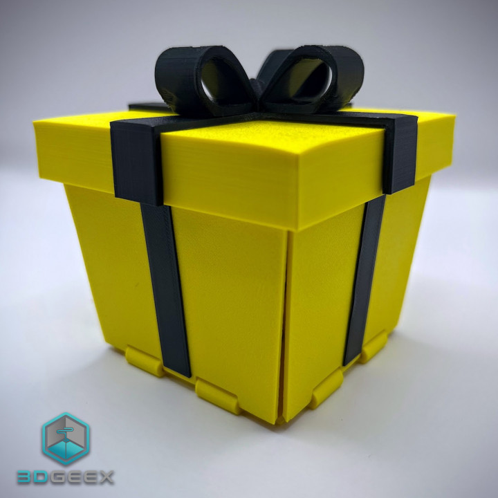 3d printable surprise gift box by 3dgeex