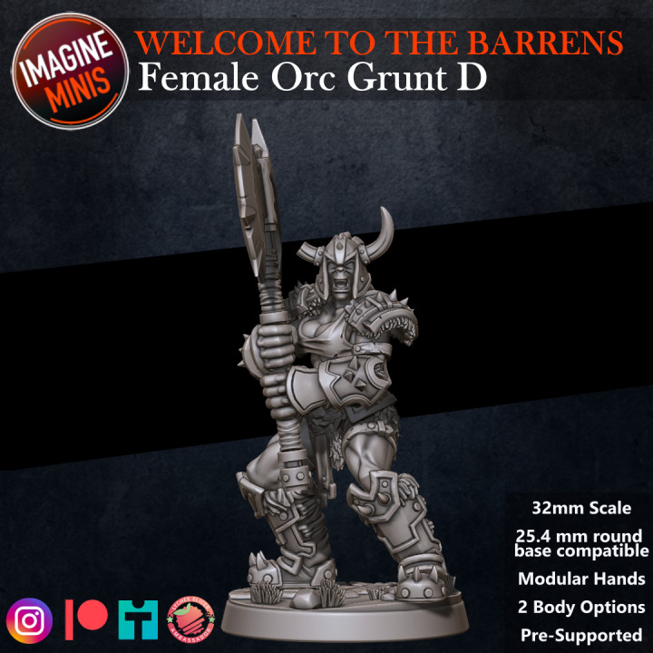 Welcome to the Barrens - Female Orc Grunt D