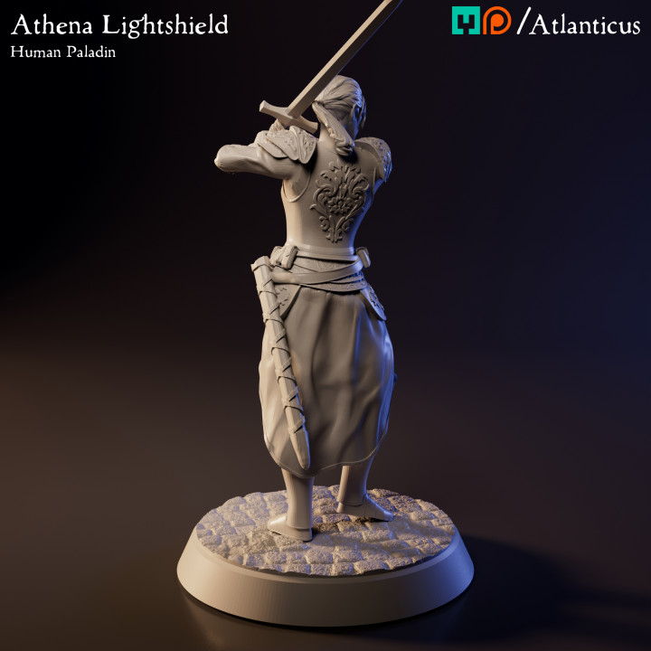 Human Paladin - Athena Lightshield - Sword 2H image