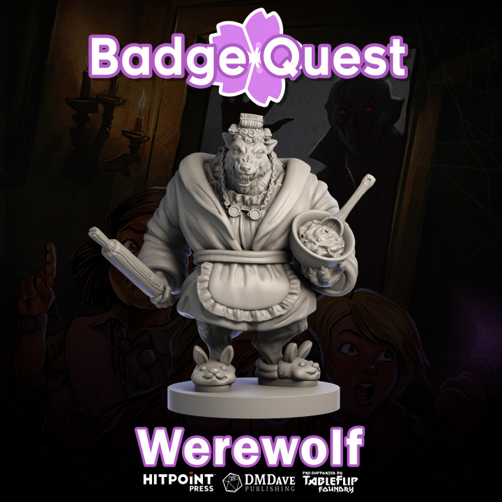 BADGE QUEST - Werewolf image