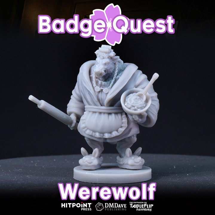 BADGE QUEST - Werewolf image