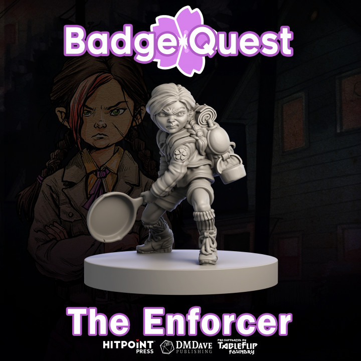 BADGE QUEST - The Enforcer Brave Blossom