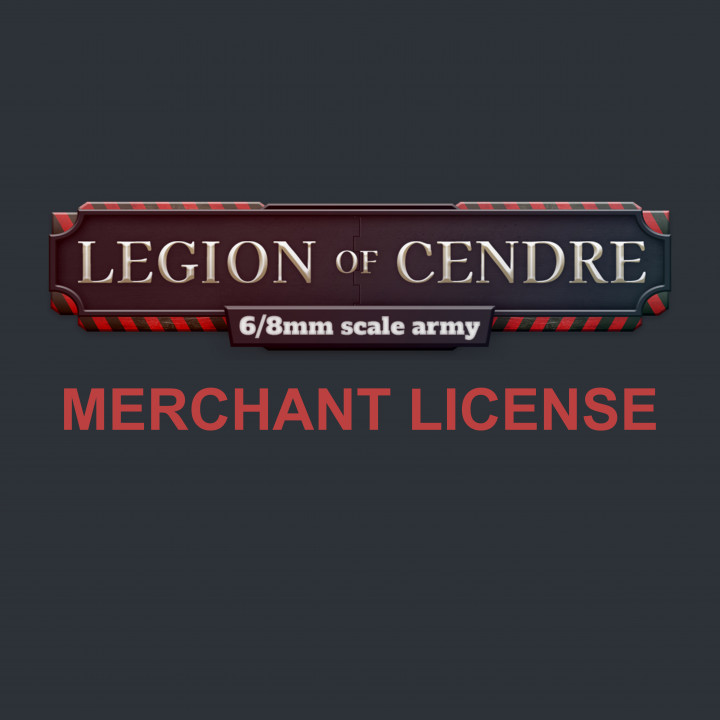LEGION OF CENDRE MERCHANT CONTRACT's Cover