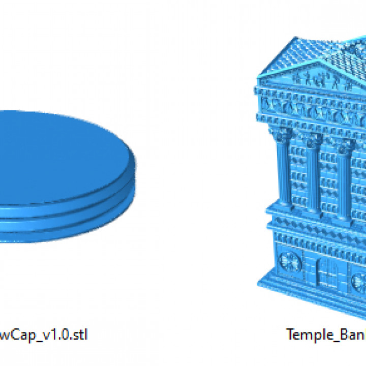 Grecian Temple - Bank image