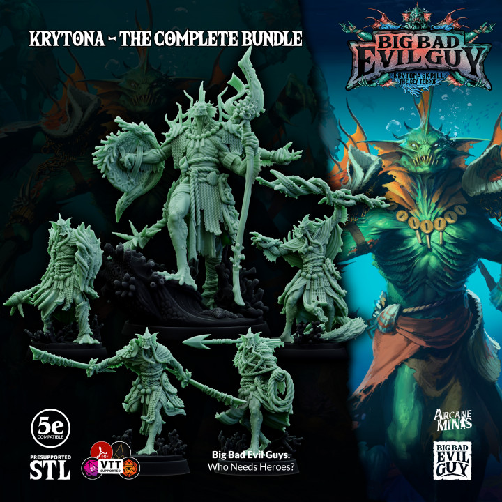 Krytona Skrill, The Sea Terror - Complete Bundle