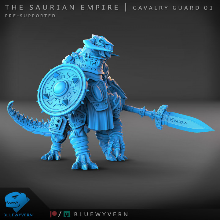 The Saurian Empire - Cavalry Guard A