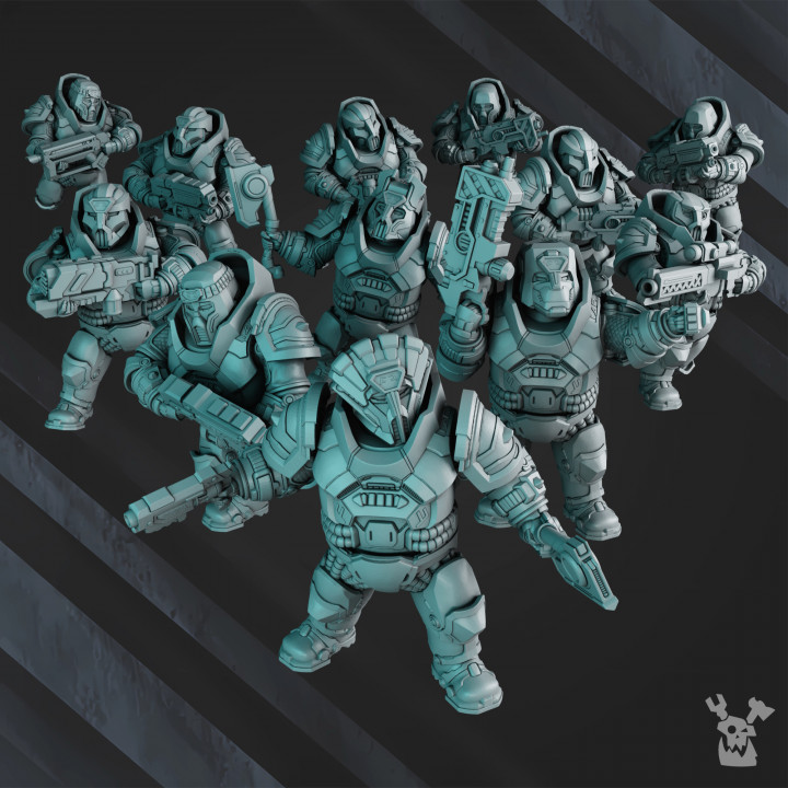 Nibelung Warriors Squad (pre-assembled) image
