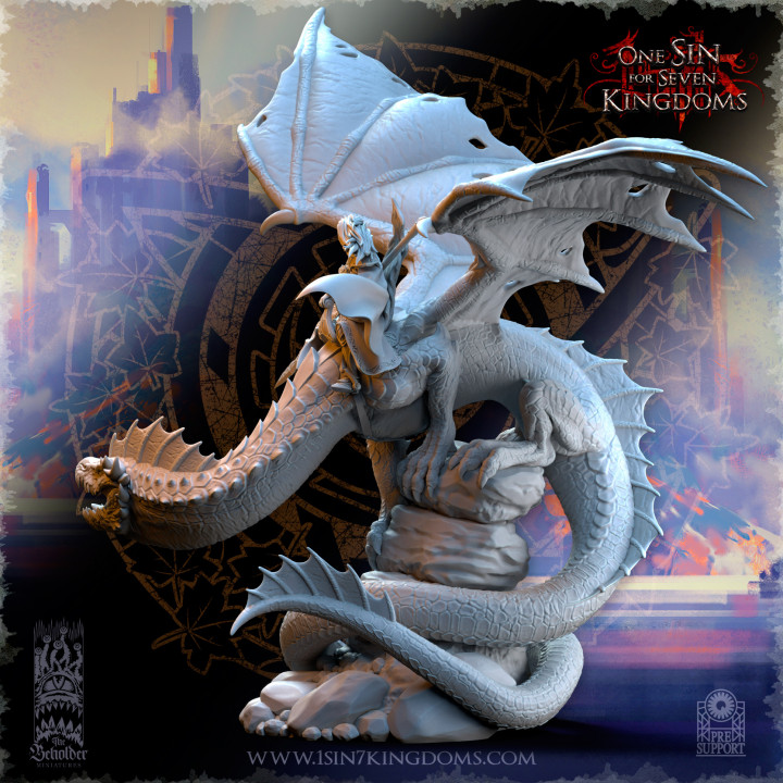 Ynariel, Princess of Elves on Dragon image