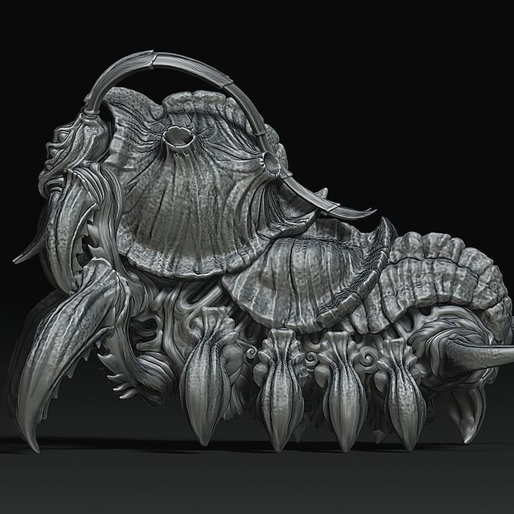 3D Printable Tyranids - Carnifex - Tyrant - Haruspex by TheGoodBrick