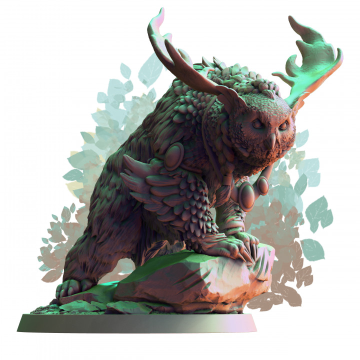 Owl Beast Druid (pre-supported) image