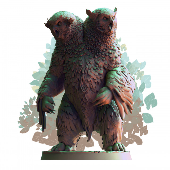 Owl Beast Ettin (pre-supported) image