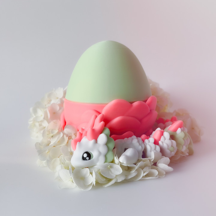 3D Printable Kaida with Egg by Layersingreen