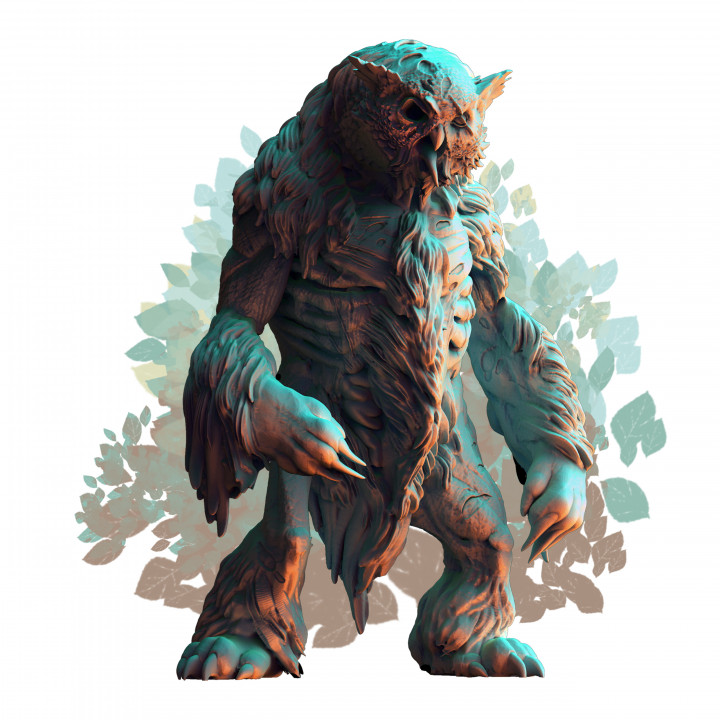 Owl Beast Zombie (pre-supported) image
