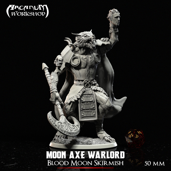 Werewolf Warlord Moon Axe (50mm) image