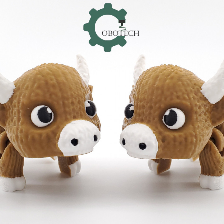 Cobotech Articulated Crochet Walking Bull by Cobotech image