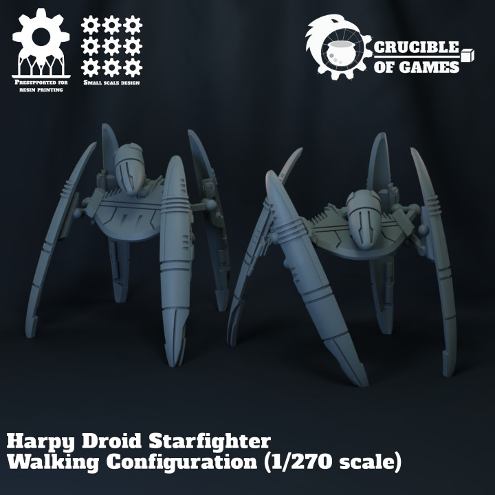 Harpy Droid Starfighter Walking Configuration (1/270 scale) image