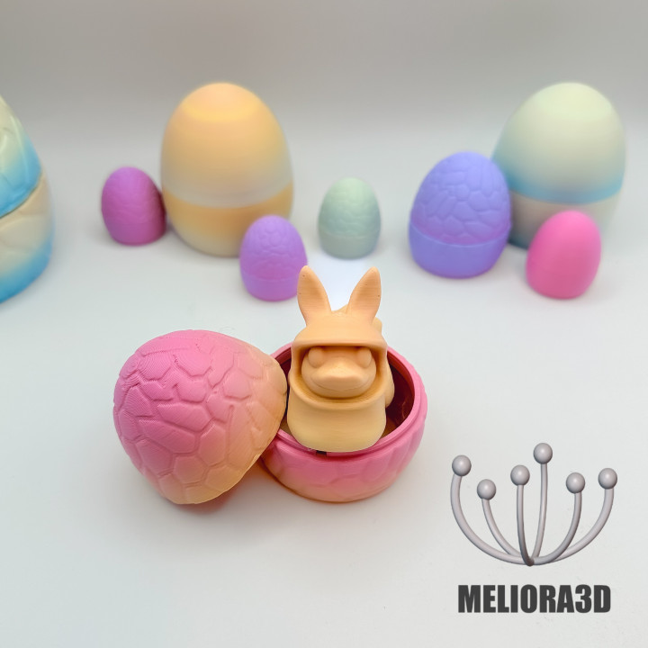 M3D - Baby Duck Bunny with Eggs