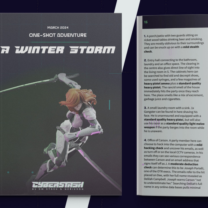 Cyberstash One Shot - A Winter Storm image