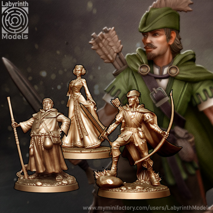 Robin Hood & Companions - 32mm scale image