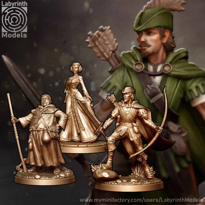 Robin Hood & Companions - 32mm scale