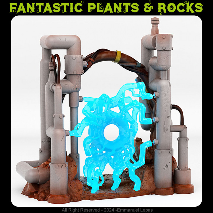 MARTIAN PIPES PORTAL WITH ITS ELECTRIC EFFECT