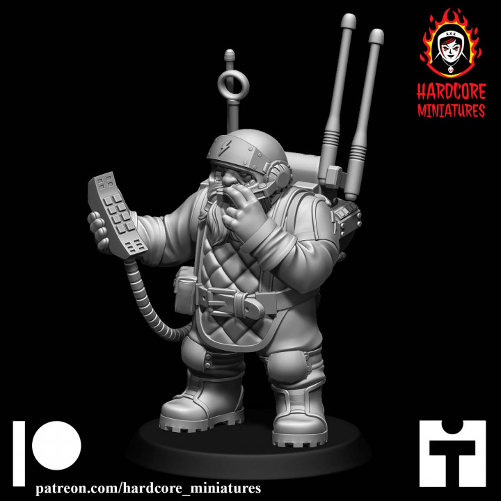 Veteran Dwarf with Vox Caster image