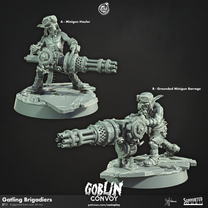 Gatling Brigadiers (Pre-Supported) image
