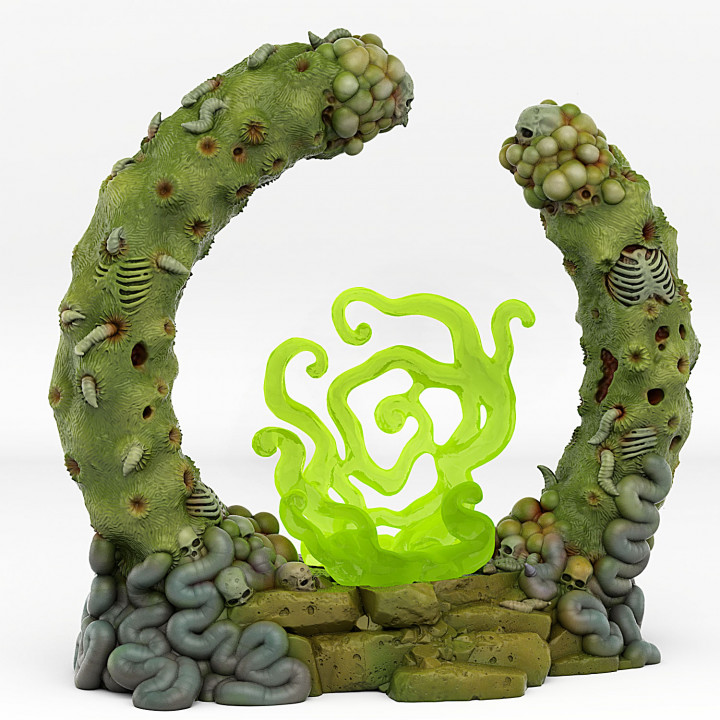 PLAGUE PORTAL WITH ITS STRANGE SLIME EFFECT image
