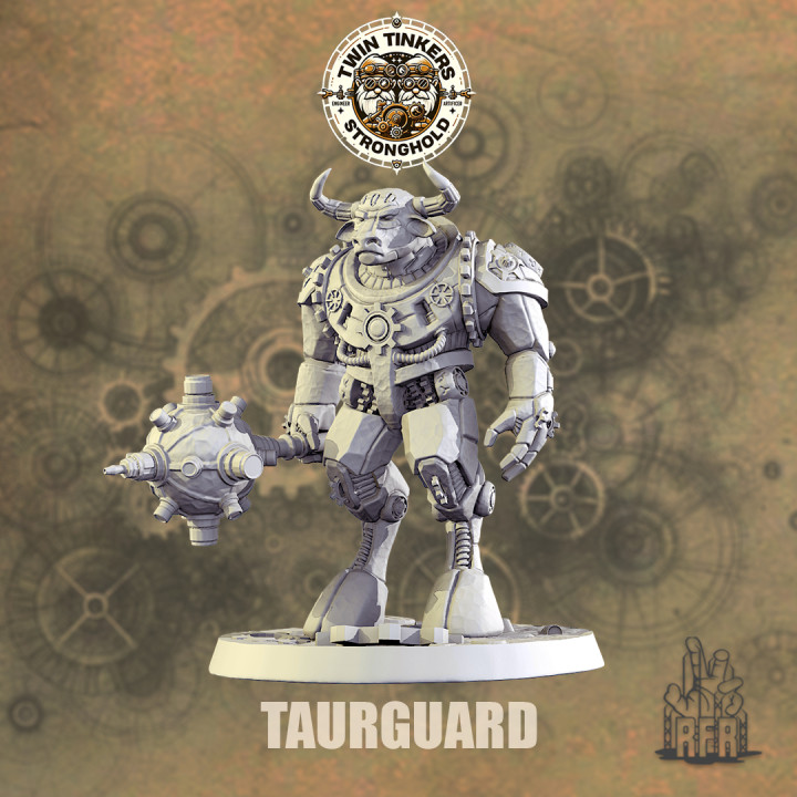 Taurguard - Tabletop miniature (Pre-Supported) image