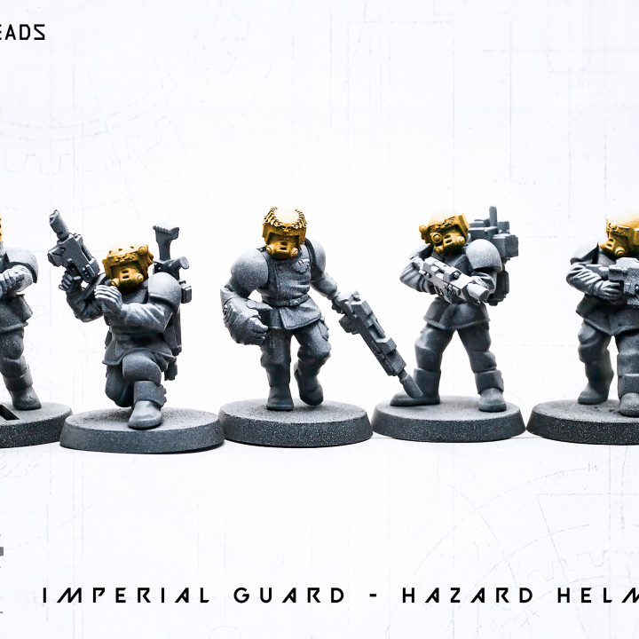 Classic Guard Hazard helmets Set image