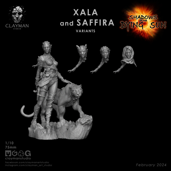 Xala and Saffira - 32mm - 75mm - 1/10 image