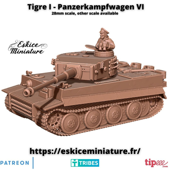 Tigre 1, panzer VI - 28mm image
