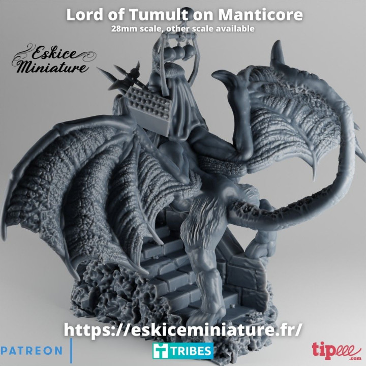 Lord of Tumult on Manticore - 28mm image