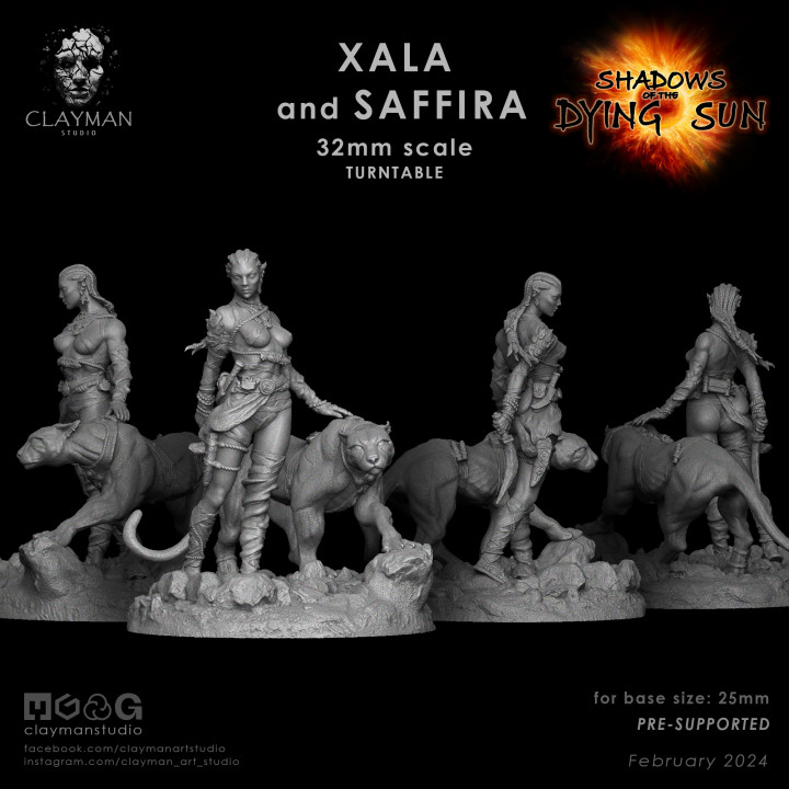 Xala and Saffira 32mm image