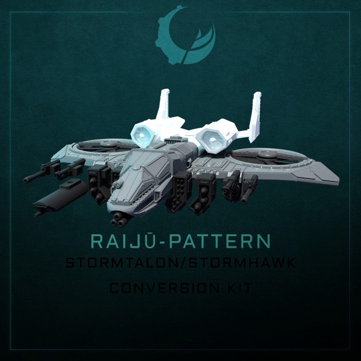 3D Printable Raiju VTOL Stormhawk-Stormtalon Converstion Kit 3D Printable Raiju VTOL Stormhawk-Stormtalon Converstion Kit