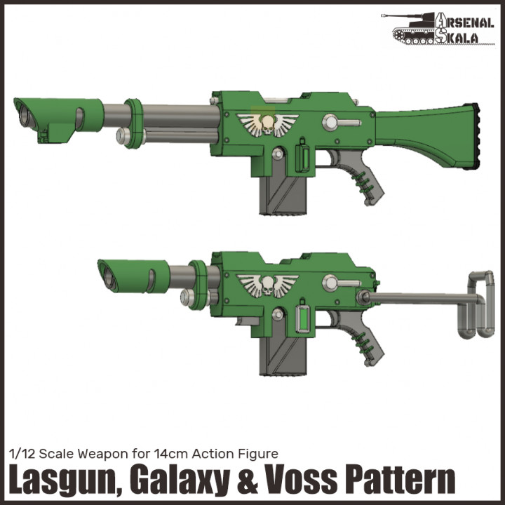 1/12 Imperial Lasgun, Galaxy & Voss Pattern image