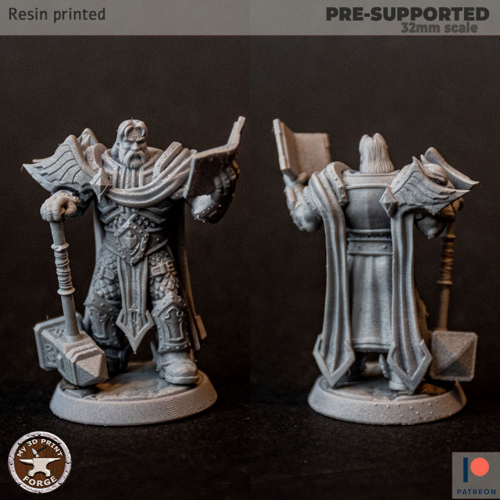 3D Printable Lightbringer Paladin Book by