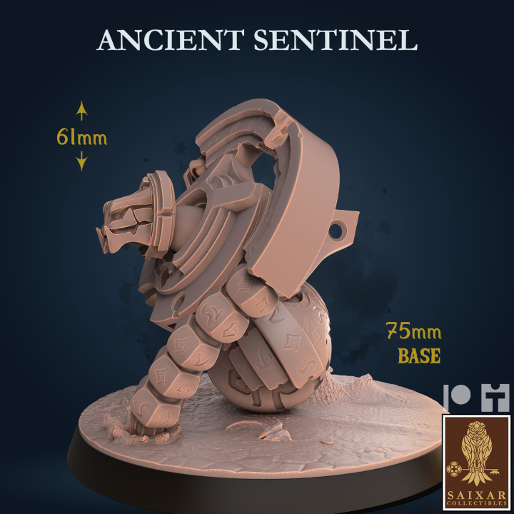 3D Printable Ancient Sentinel by Saixar Collectibles