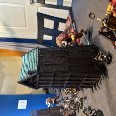 Picture of print of Dark Realms - Castle Argent - Siege Tower