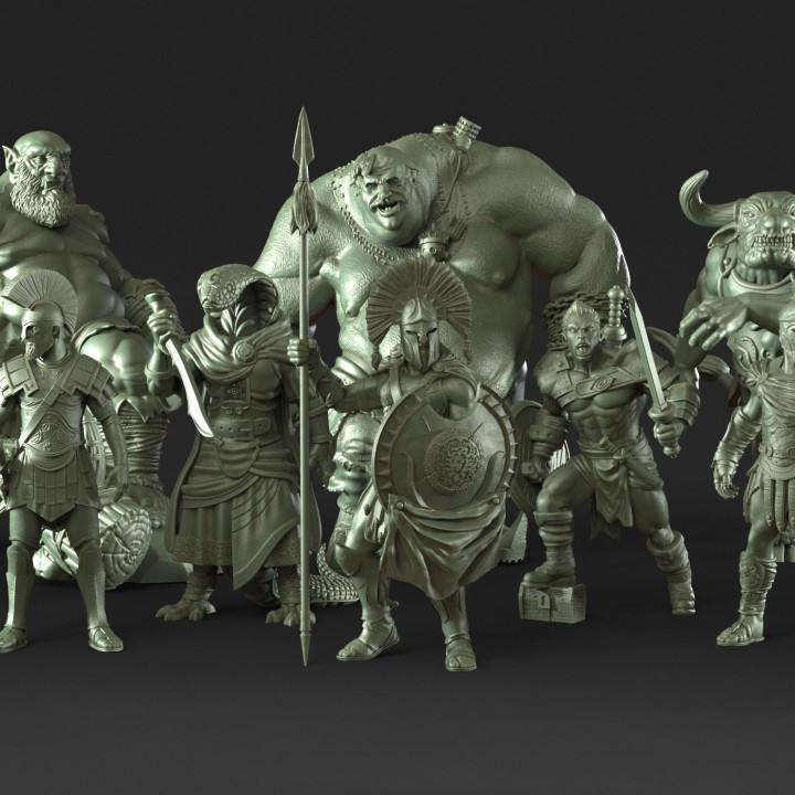 3D Printable PRE-SUPPORTED Roman Empire - 32mm - DnD by RN Estudio