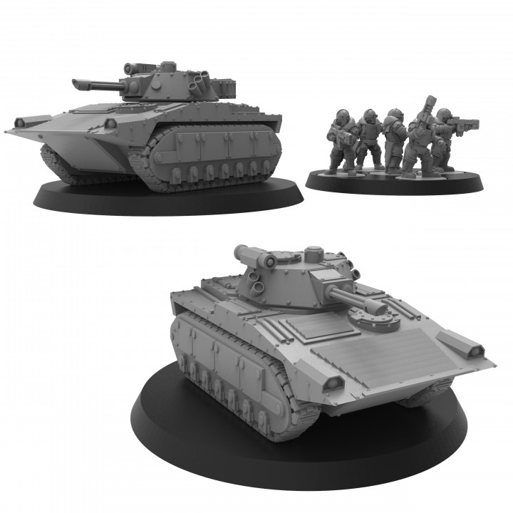 Smol Lunar Auxilia Bullhorn IFV- Presupported