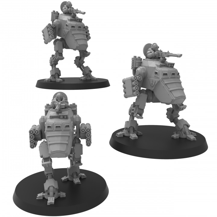 Smol Lunar Heavy Combat Walker - Presupported