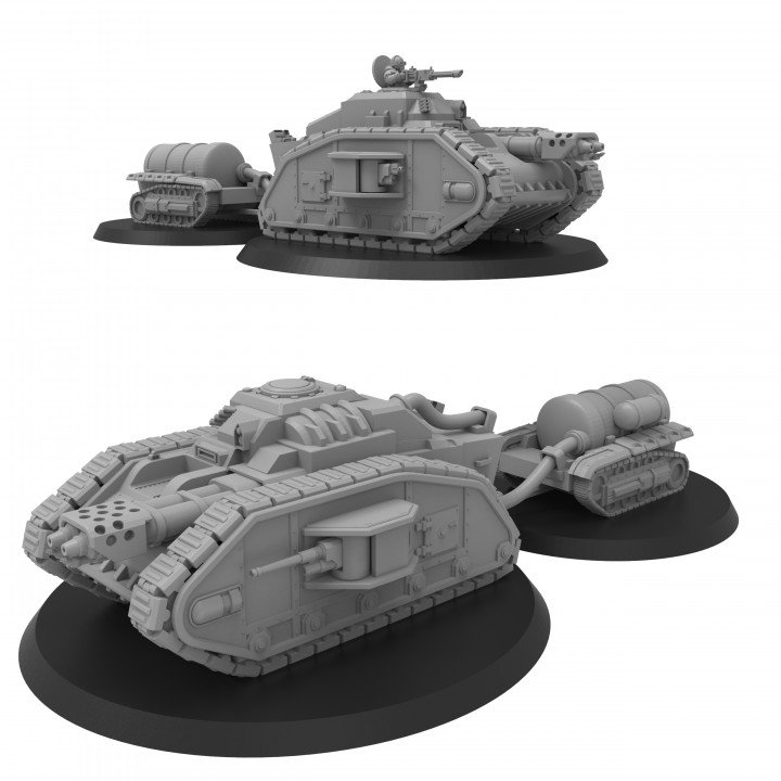 Smol Lunar Auxilia Nero Heavy Crocodile Tank - Presupported